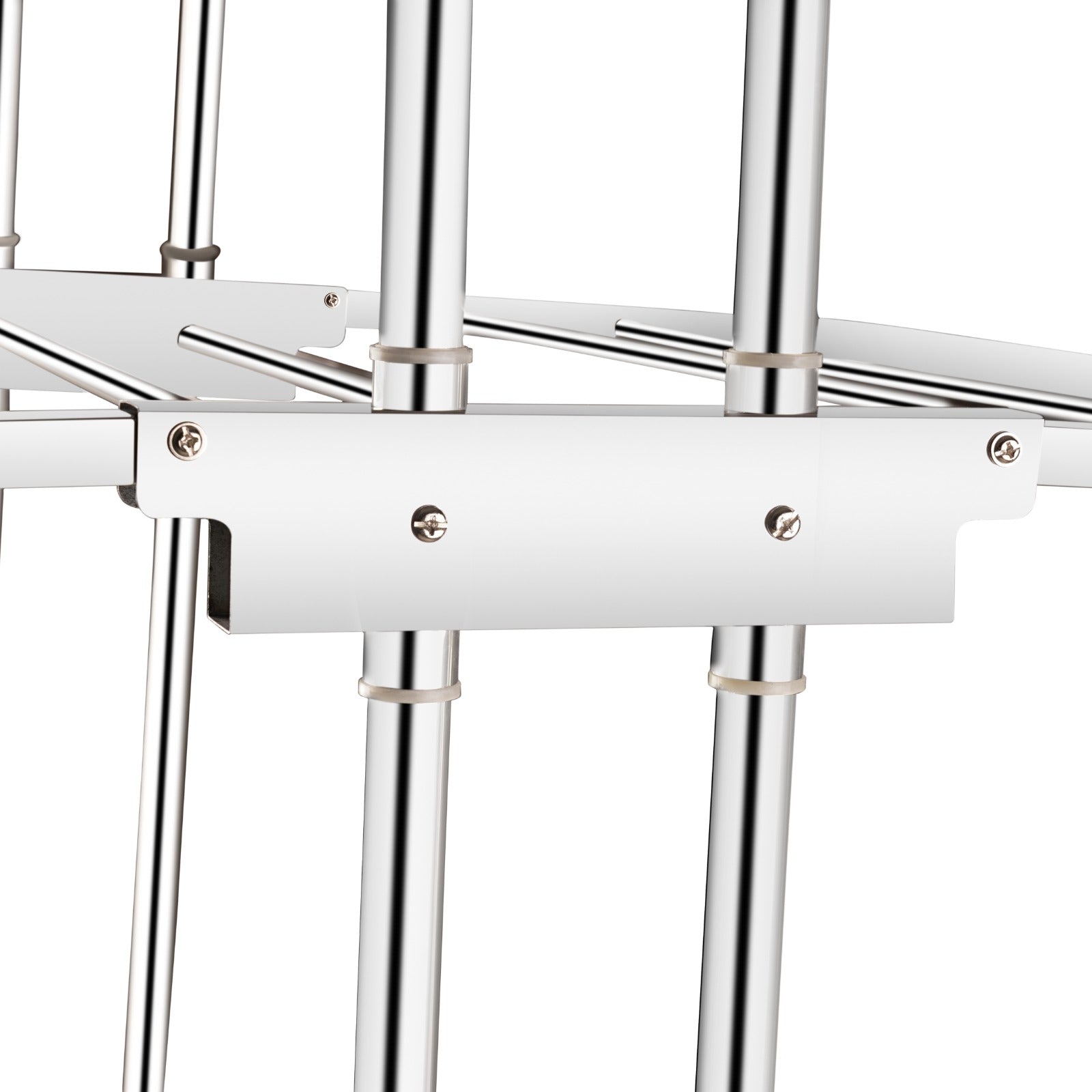 FAST TIME 2 Tier Fully Steel Cloth Dryer Stand Heavy Duty Foldable Laundry Drying Rack | Rust Proof Steel | Space Saving Design